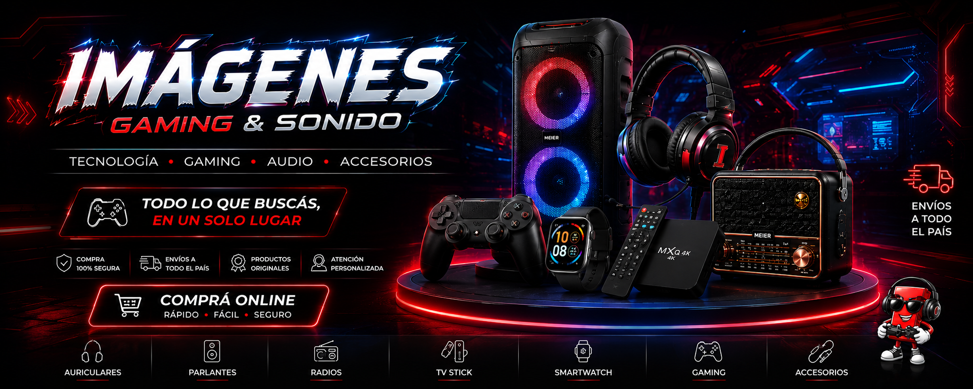 Banner de IMÁGENES Gaming & Sonido