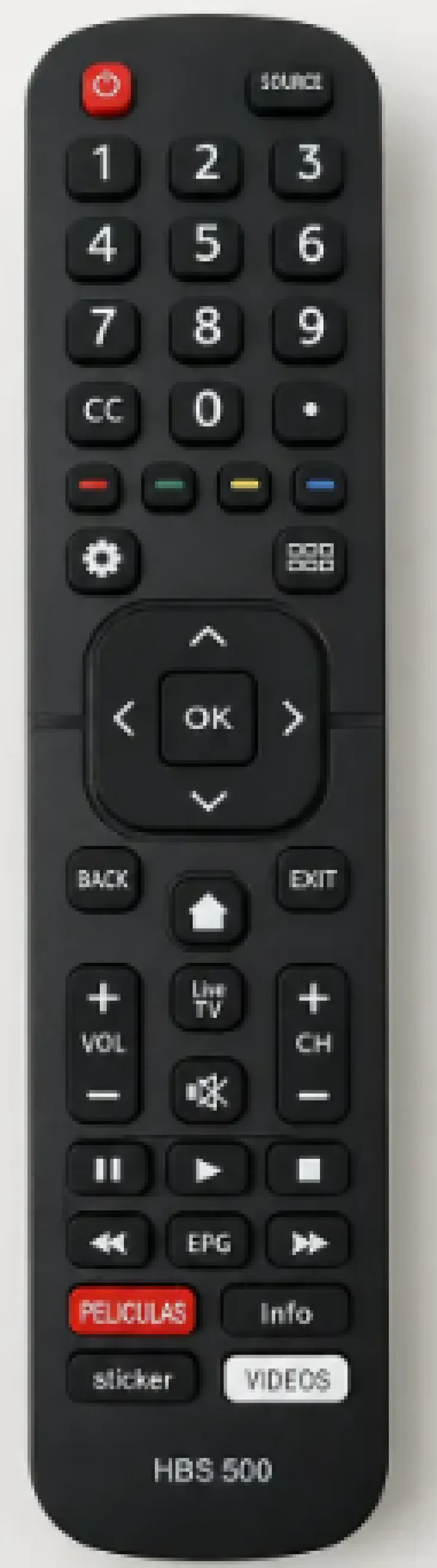 Control Remoto Para Smart Tv Noblex Hisense Philco En2h27