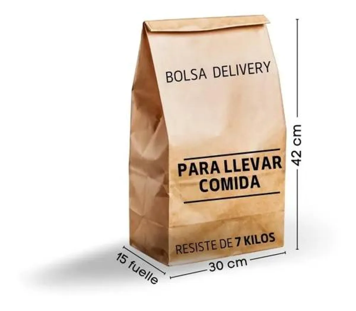 Bolsa para delivery X500 unidades.