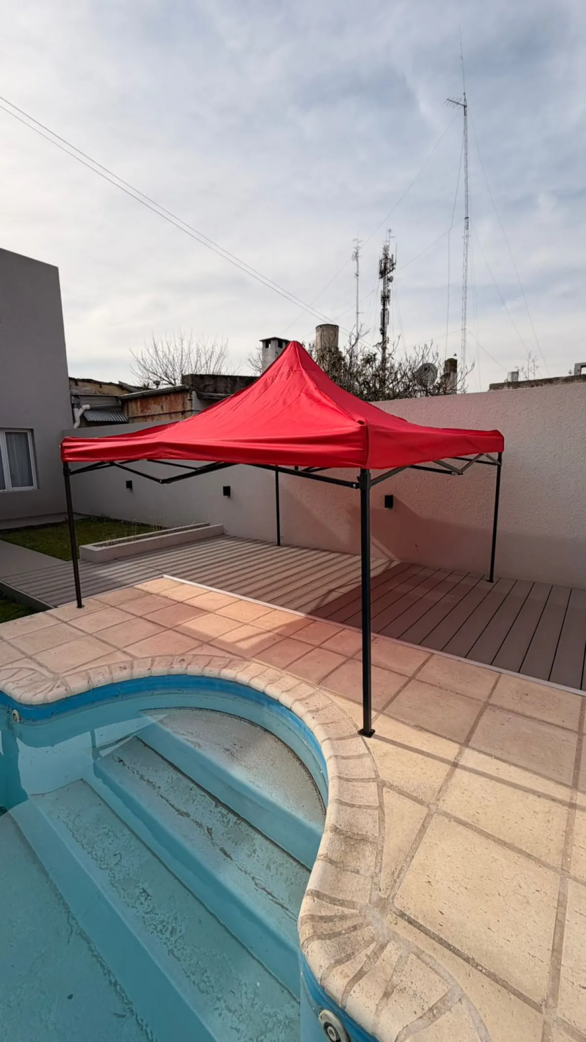 Gazebo sin paredes