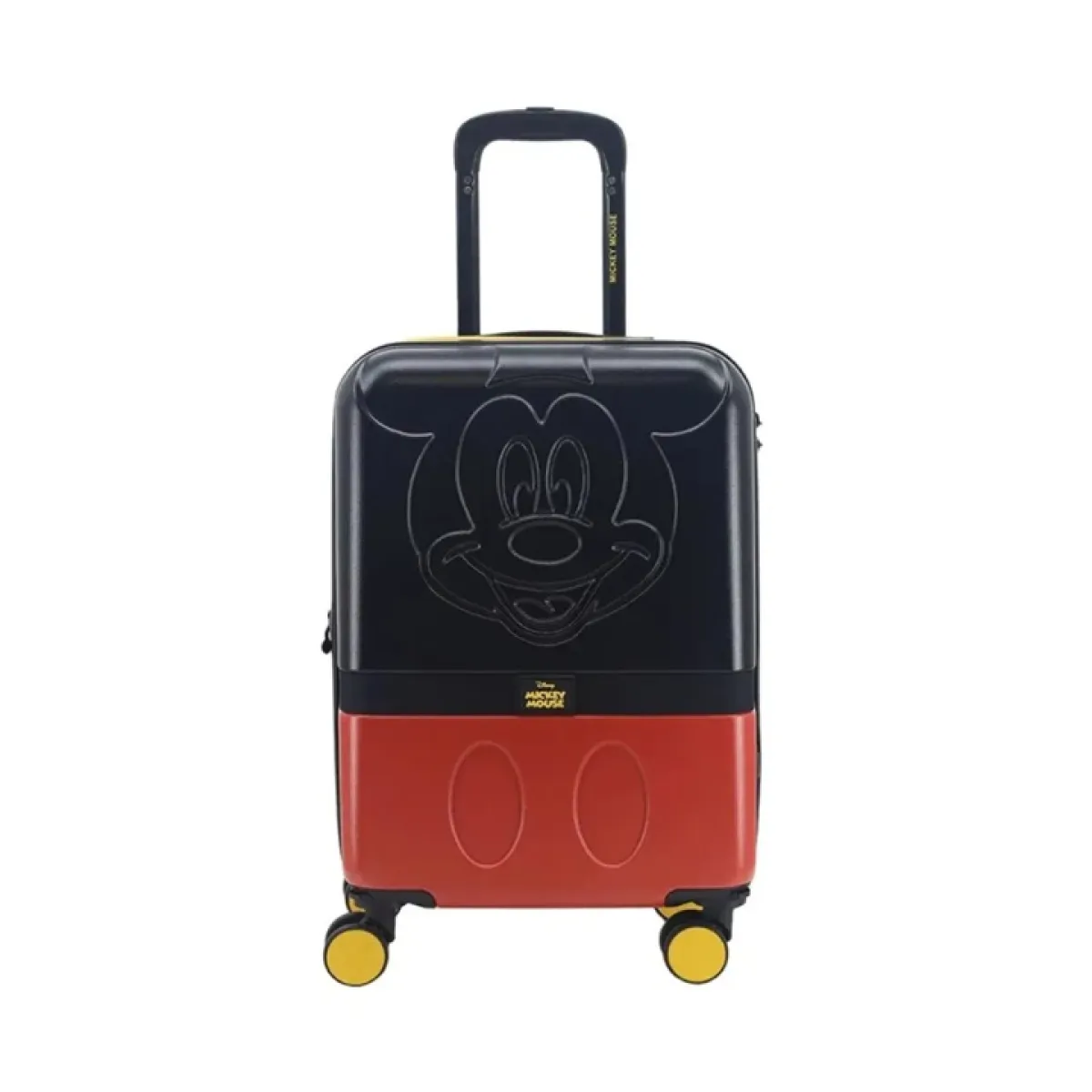 VALIJA 20" ABS/PC ROJA Y NEGRA MICKEY